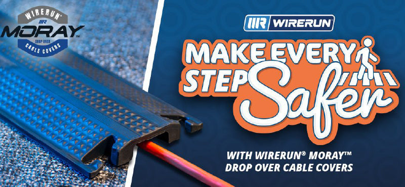 WireRun® Moray™ Drop Over Cable Covers