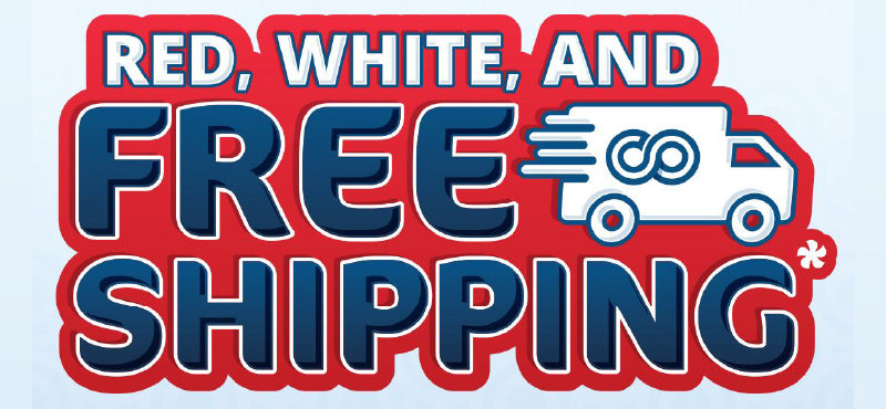 Red, White, and Free Shipping