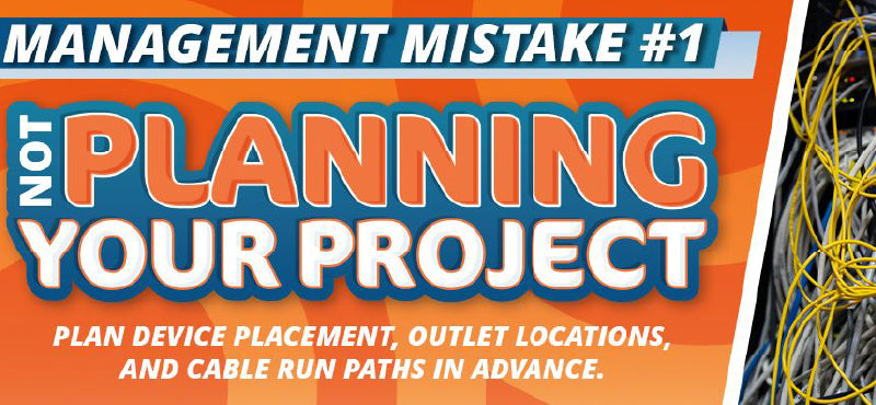 5 Common Cable Management Mistakes Infographic – CableOrganizer