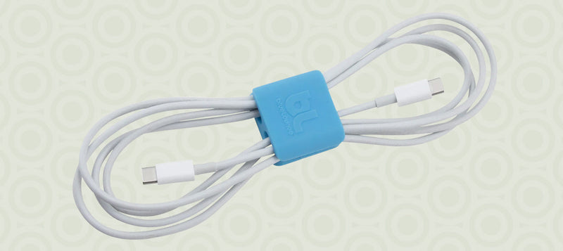 BlueLounge Cable Clips with White USBC Cable