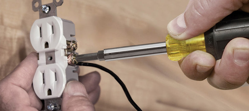 Tightening a Screw on an electrical reciprical