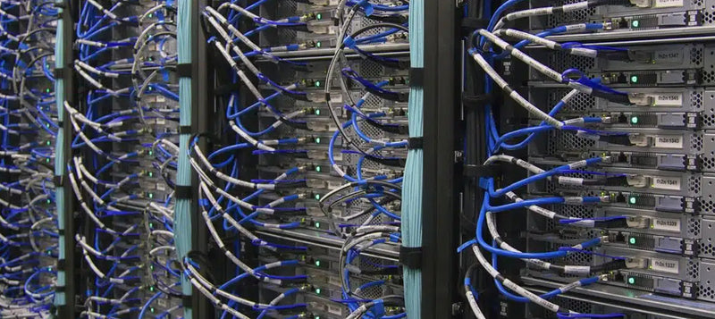 Cable Management on a Server