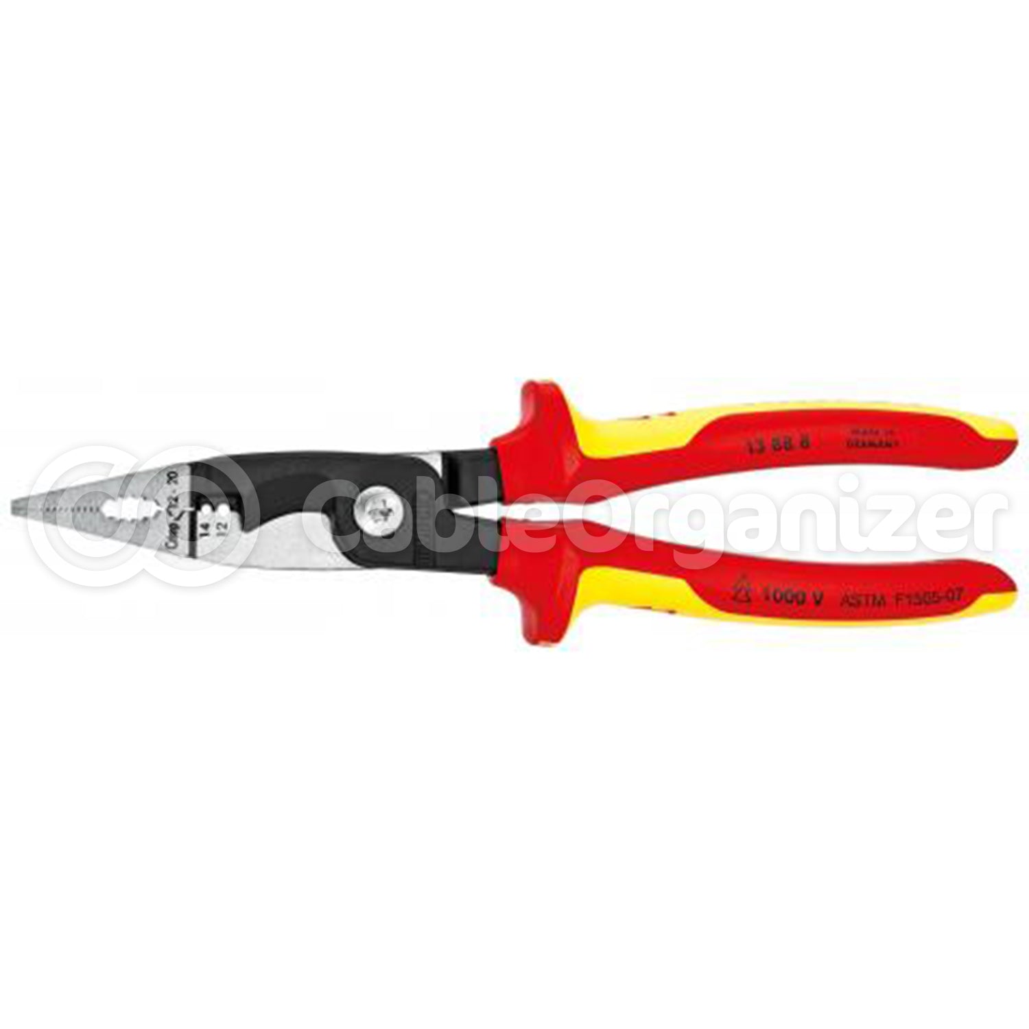 KNIPEX® 8" 6-in-1 Electrical Installation Pliers 12 and 14 AWG