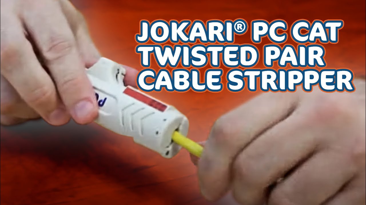 Jokari® PC CAT Twisted Pair Cable Stripper