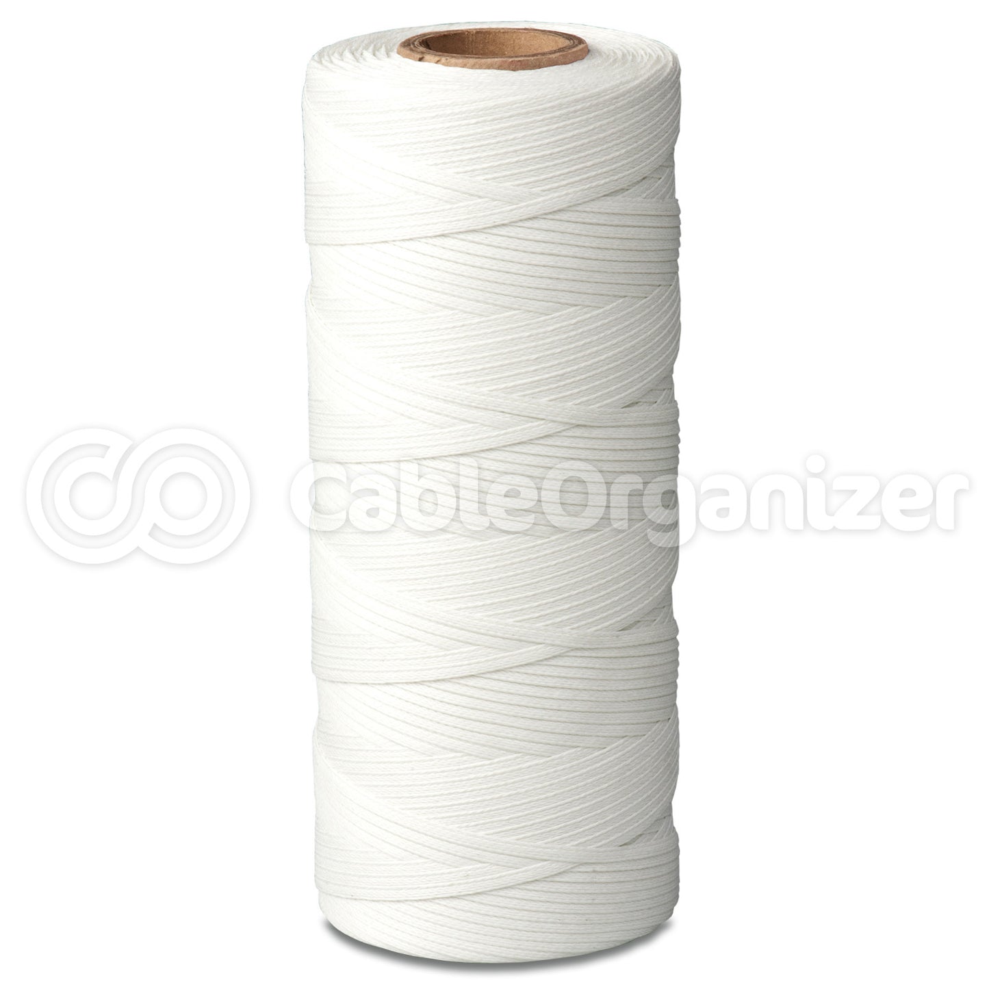 LT2-S5-FA-NT - LT2 - Braided Polyester Lacing Tape - No Finish, .045-.055, 15lb, Natural