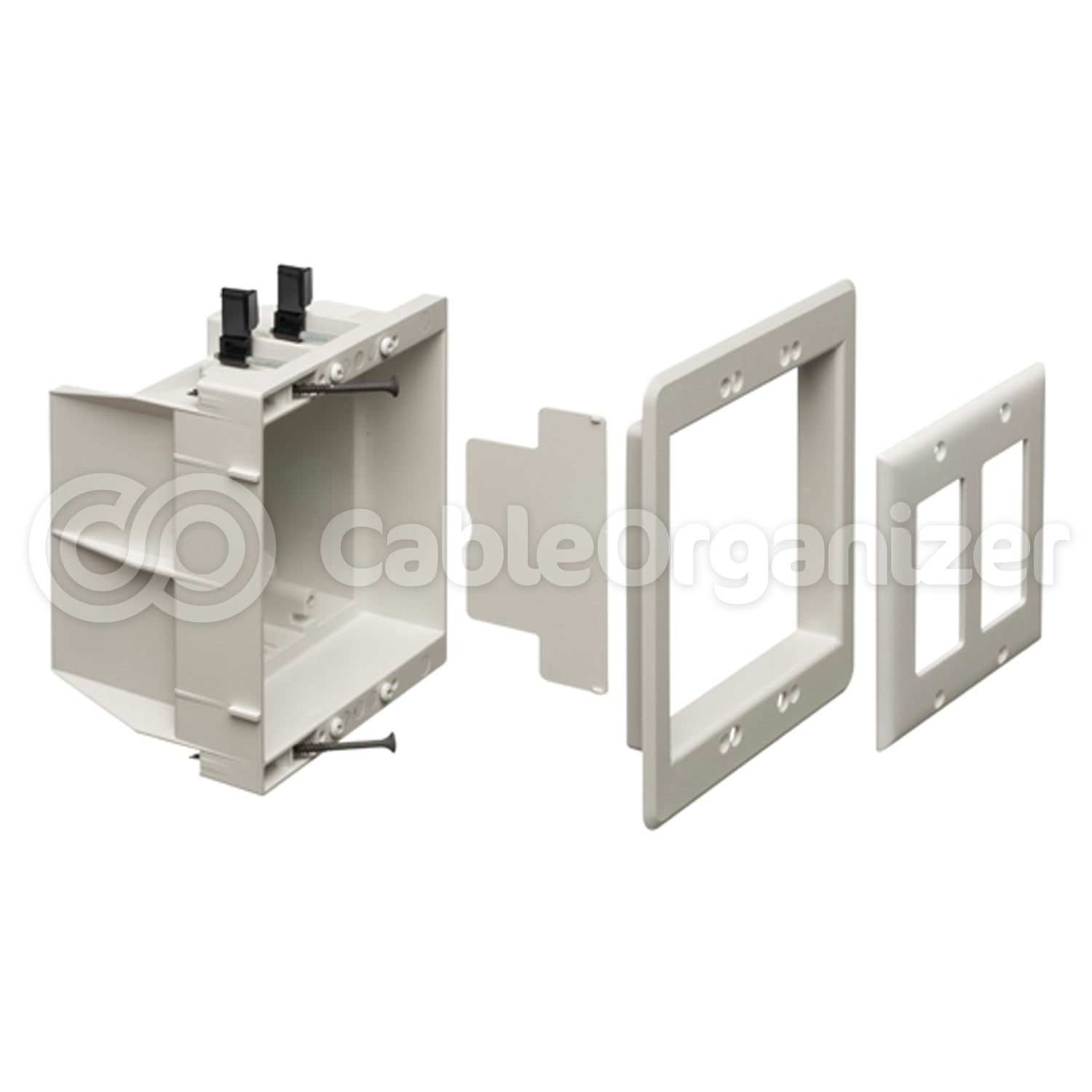 Arlington Industries Single and Dual Gang Recessed Electrical Boxes