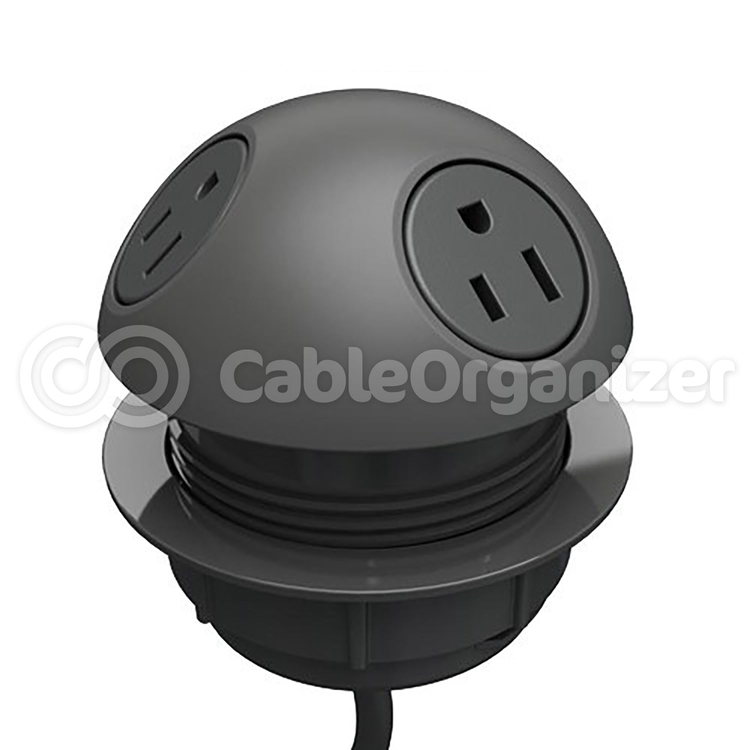 Hemisphere Power & USB Charging Desk Grommet