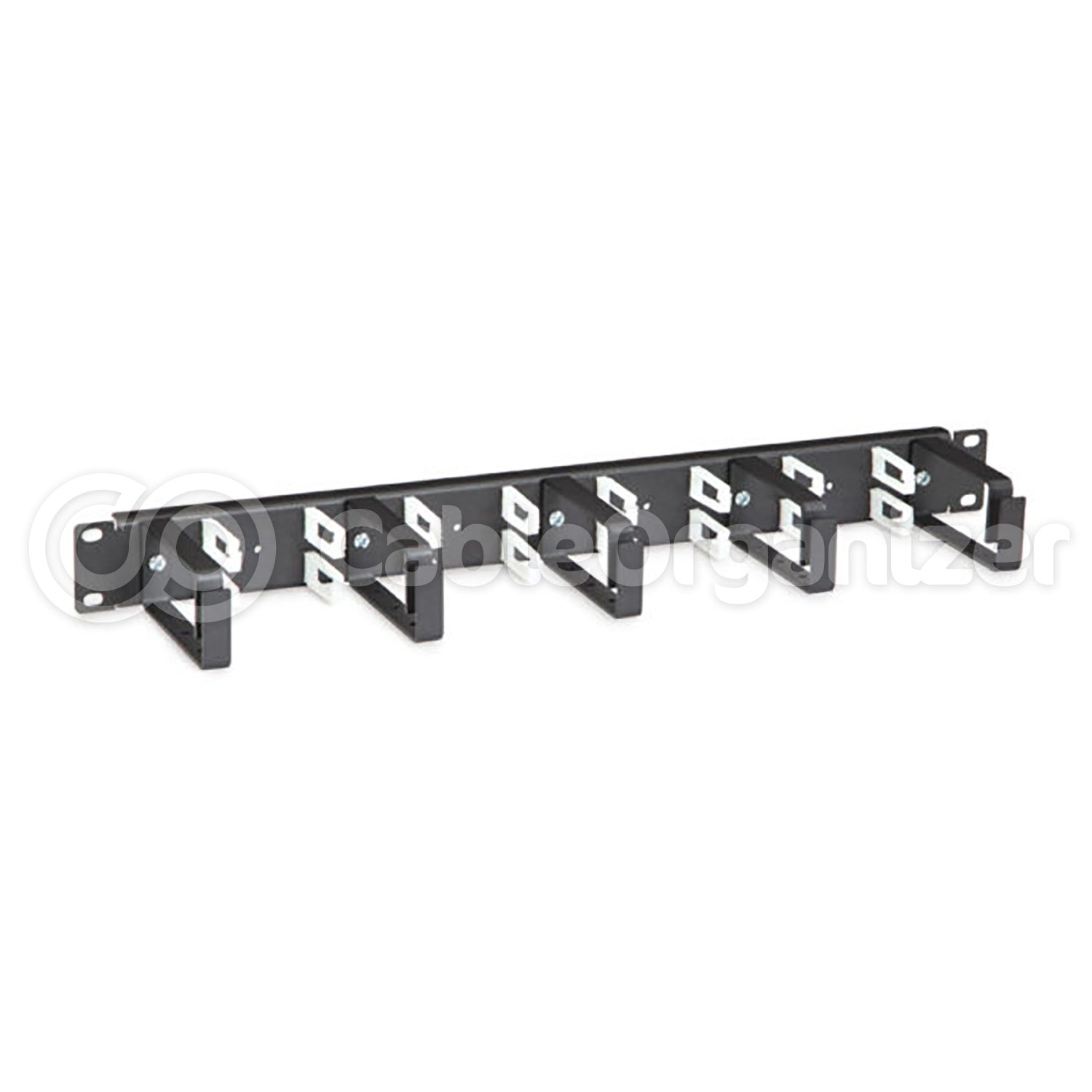 Kendall Howard 1U Open Access D-Ring Cable Management Kit