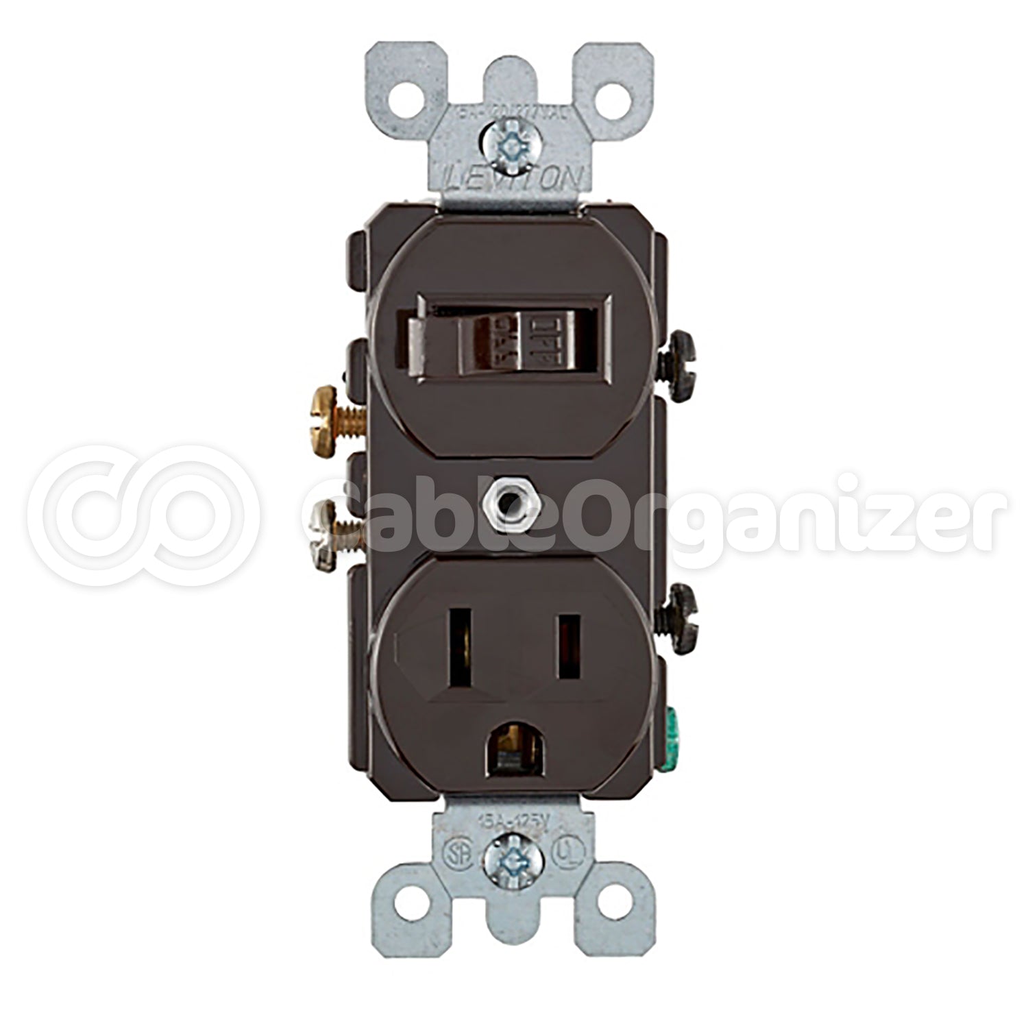Leviton 15 or 20 Amp Combination Switch and Outlet