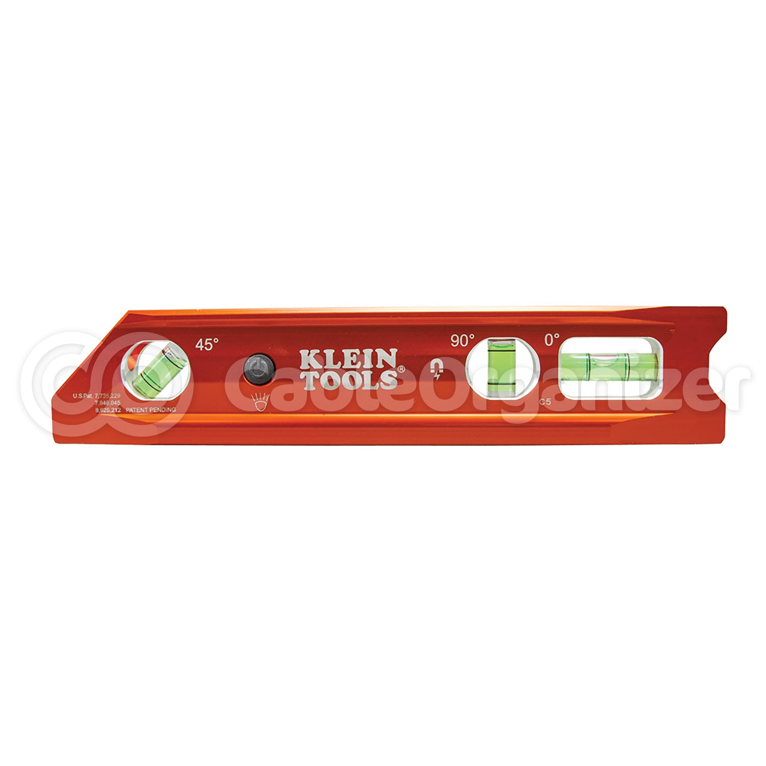 Klein Tools Lighted Torpedo Billet Level, Rare Earth Magnet