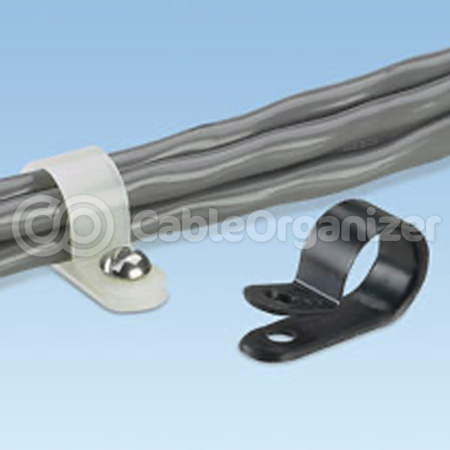 Panduit® Fixed Dia Clamps, #8 Screw