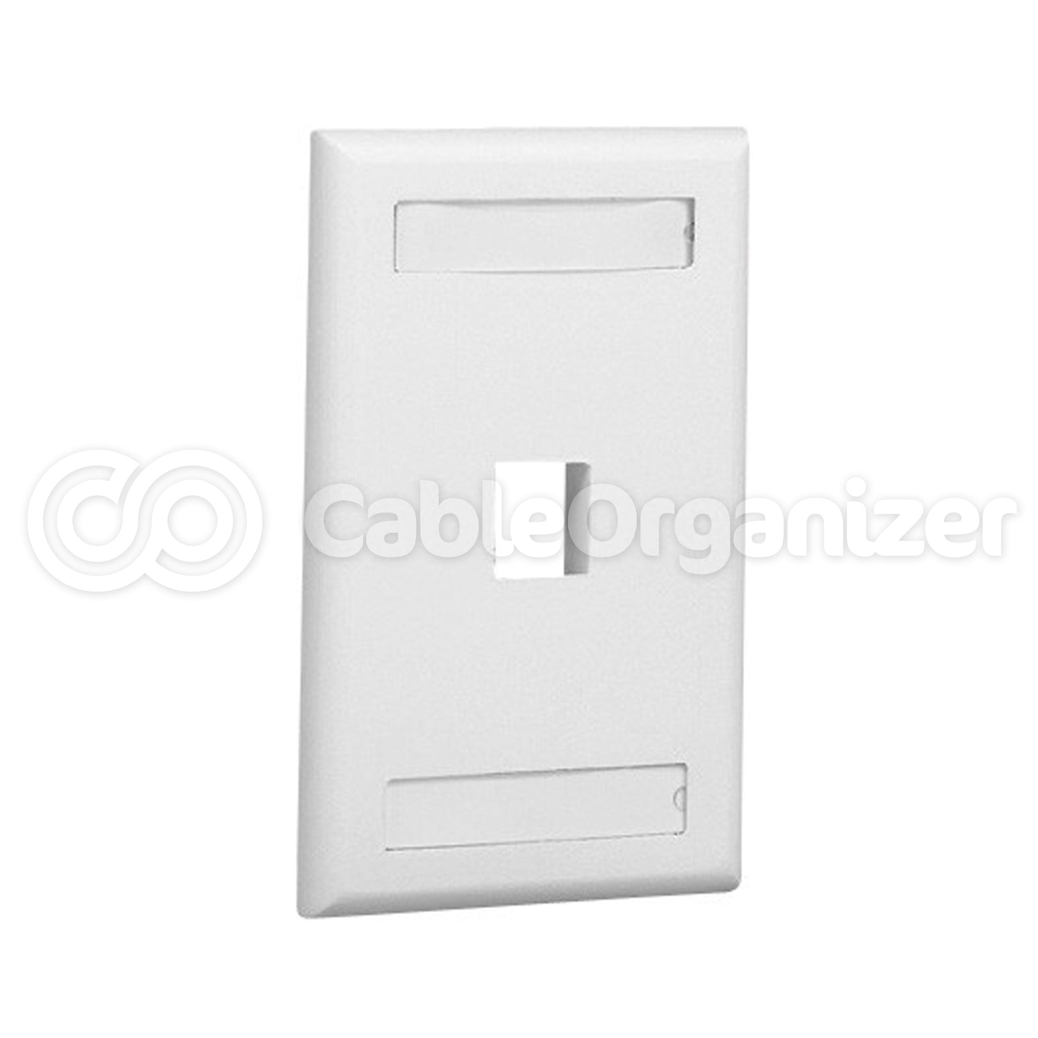PANDUIT® NetKey® Flush Mount Communication Faceplates With Labeling