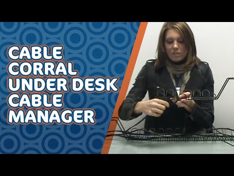 Last Chance Cable Corral Under Desk Cable Manager