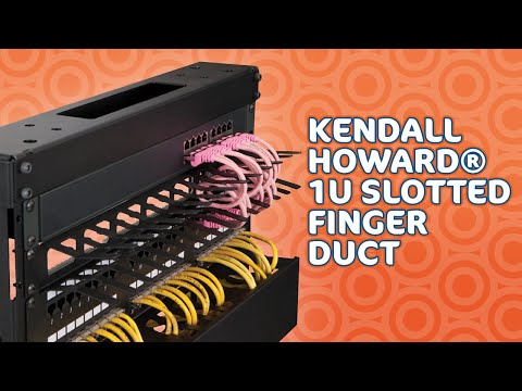 Kendall Howard® Finger Duct Cable Managers