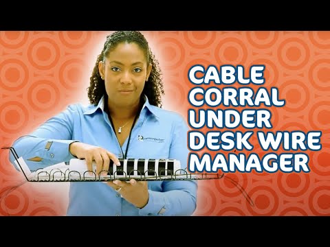 Last Chance Cable Corral Under Desk Cable Manager