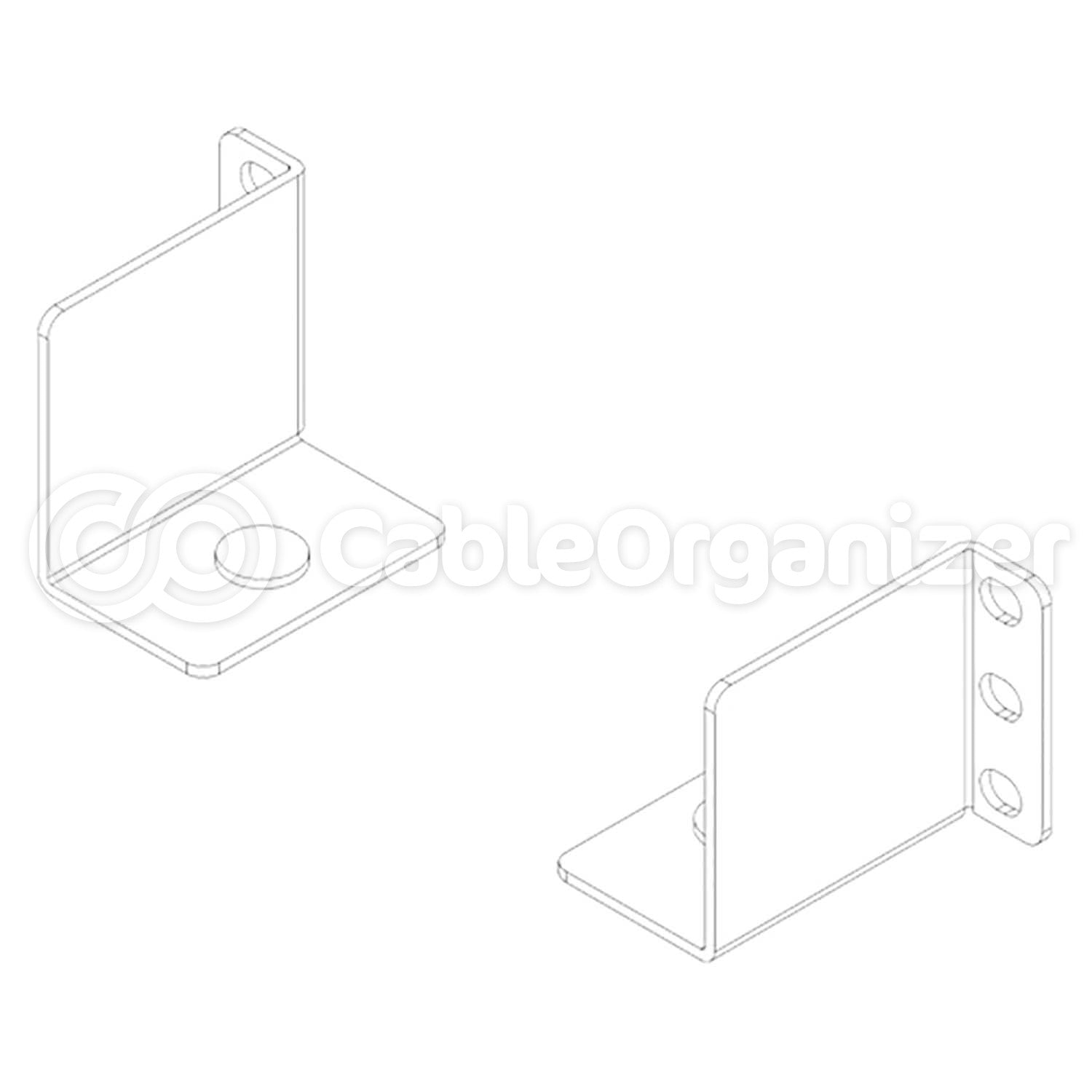 Great Lakes Four Post Open Relay Rack Accessories