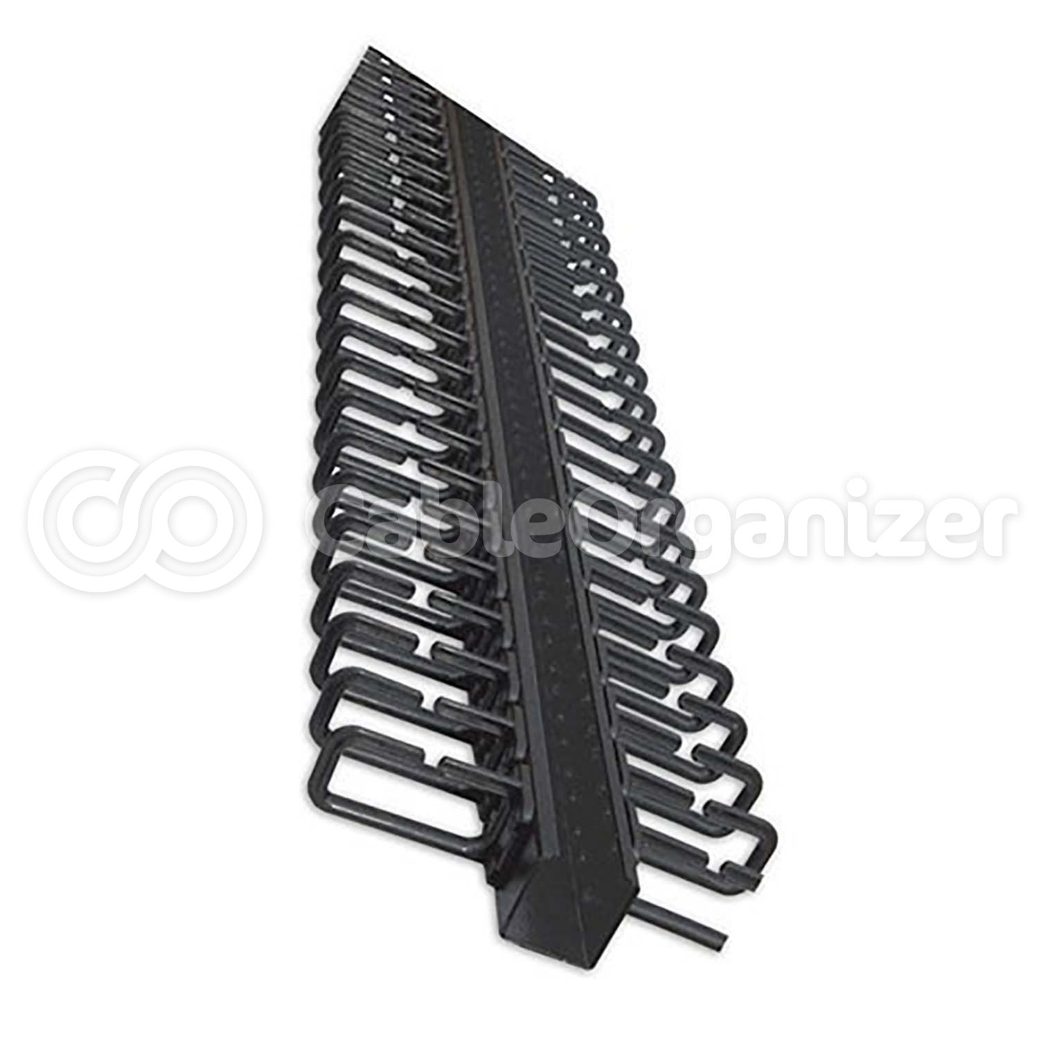 Quest™ Ring Style Vertical Rack Cable Manager