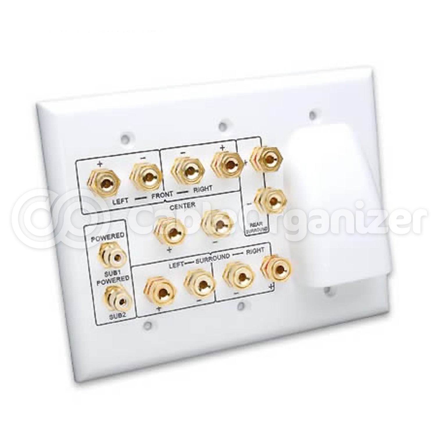 VANCO Whole House Audio 6.2 & 7.2 Home Theater Wall Plates