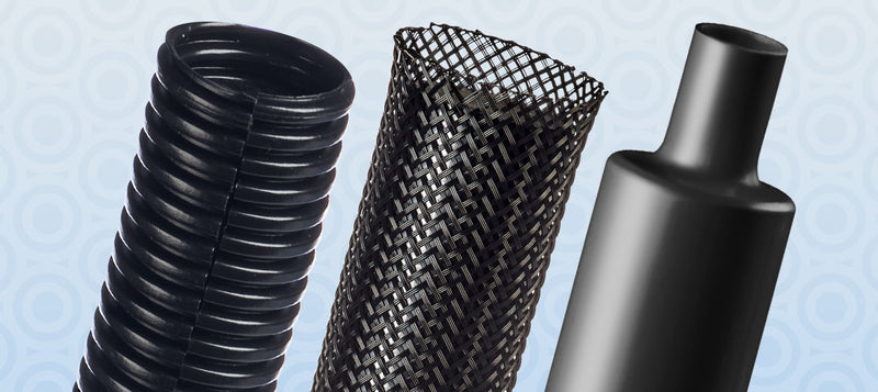 Wireloom, Braided Sleeving, Heat Shrink, Black