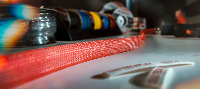 Red Braided Sleeving