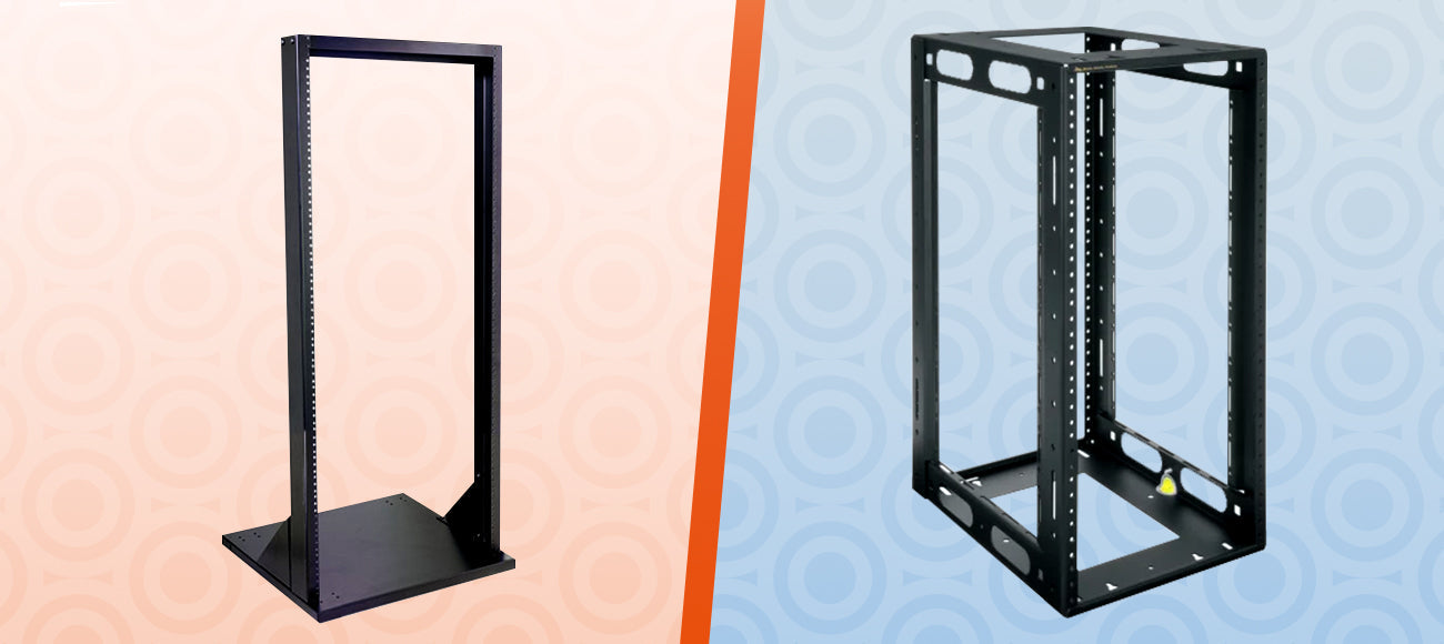 Open Frame Racks: Two-Post vs. Four-Post Racks – CableOrganizer