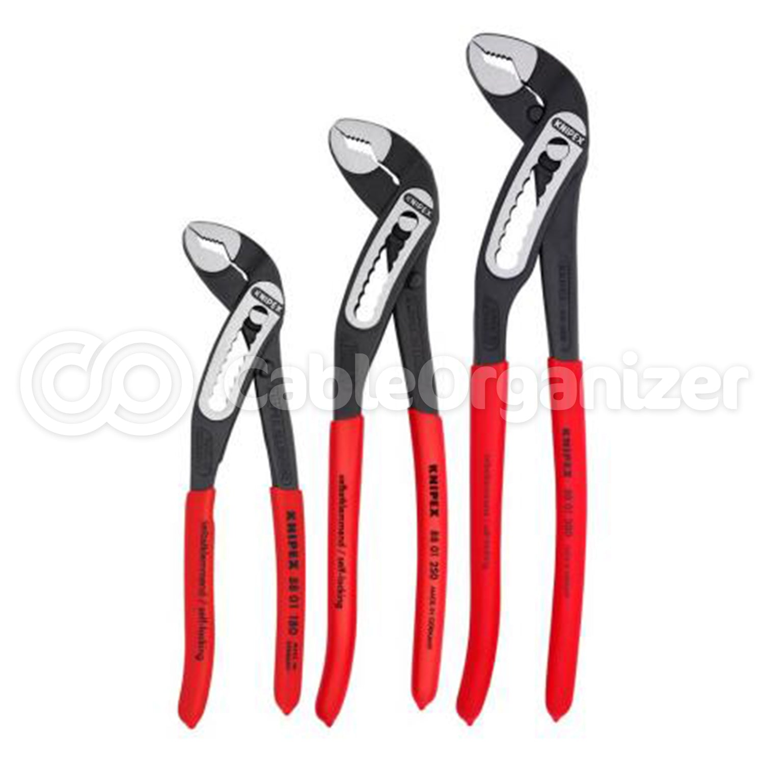 Knipex® 3 Piece Alligator Water Pump Pliers Set