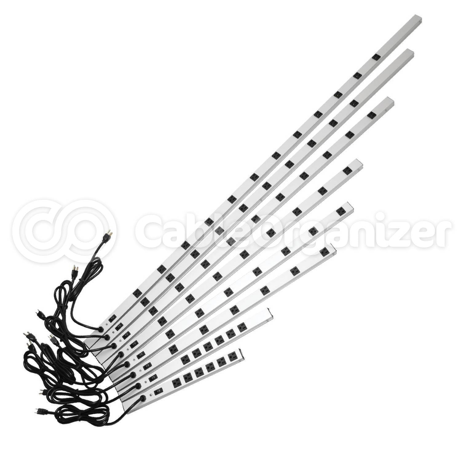 Hammond® Manufacturing Vertical Basic PDU - 15A | 120V Single-Phase | 5-15R Outlets