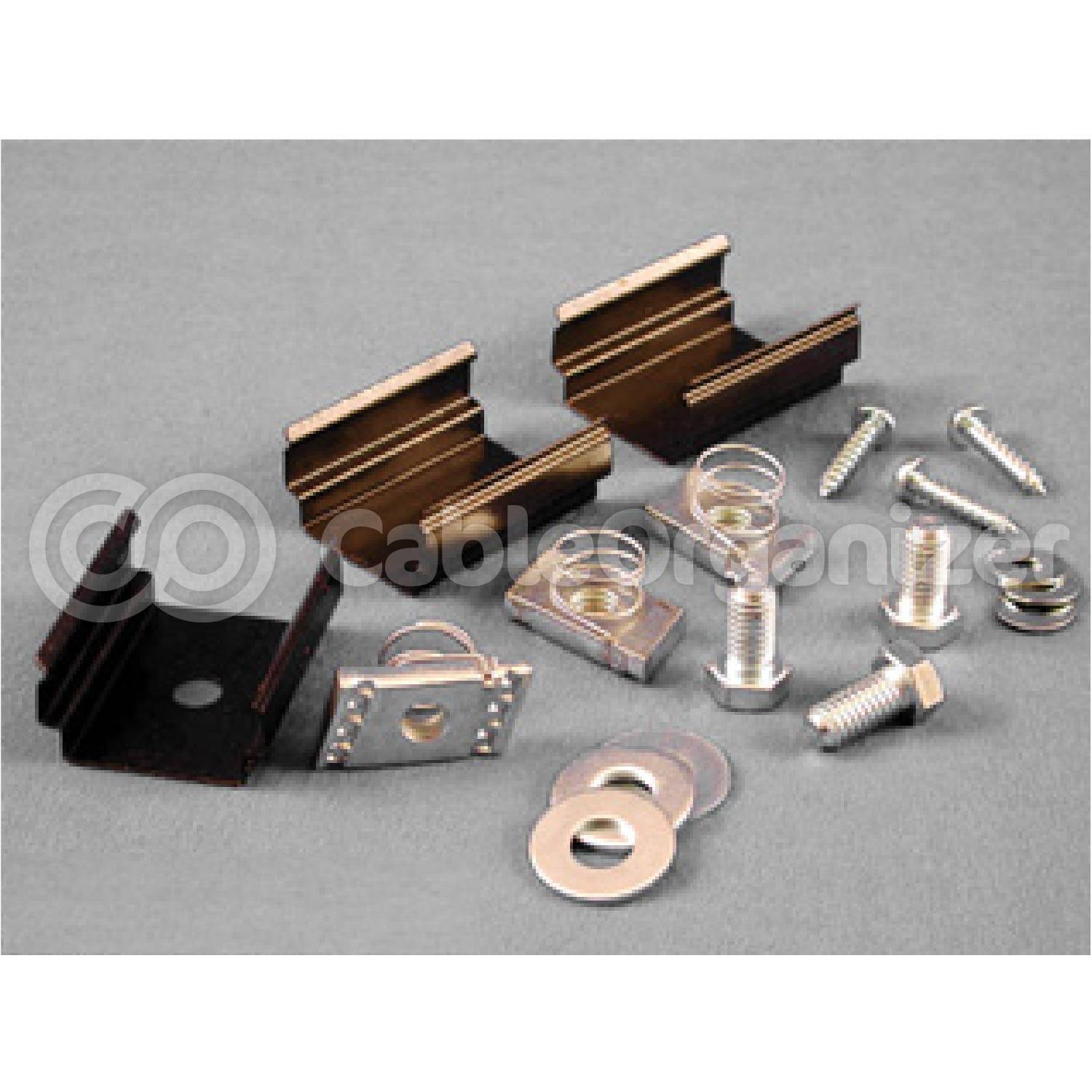 Hammond® Manufacturing Vertical Outlet Strip Mounting Clip Kit