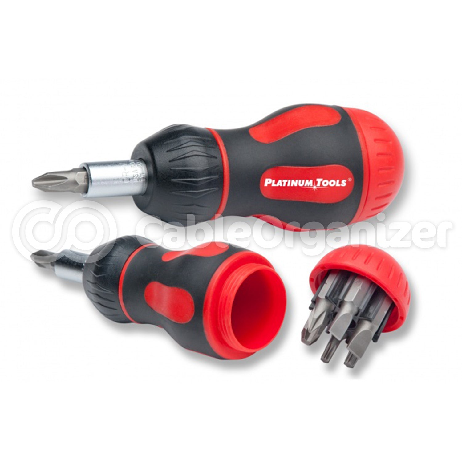 8-in-1 Ratcheted Stubby Screwdriver