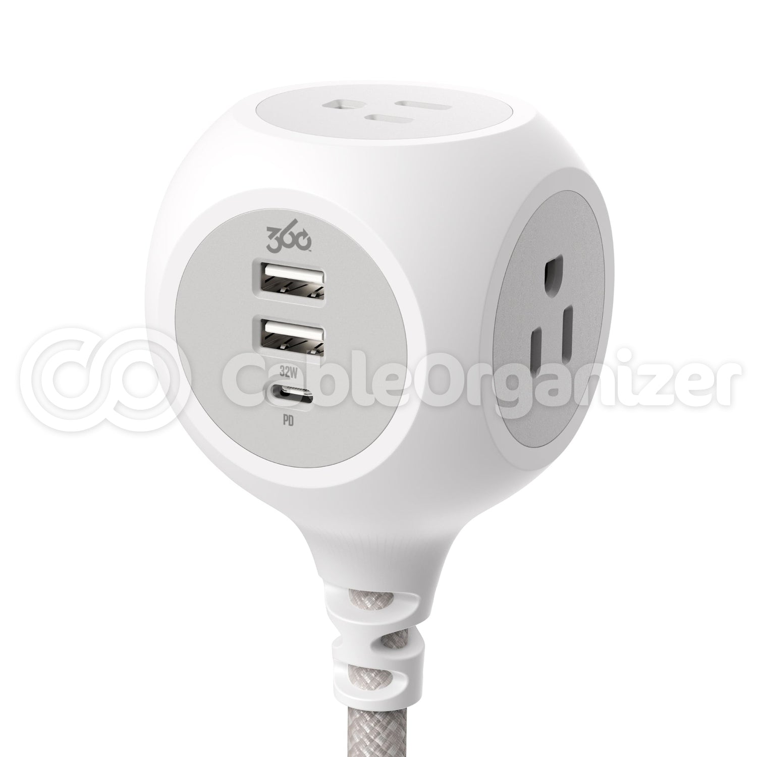 360 Electrical® PowerBall24 & PowerBall32 Extension Cords w/ USB Chargers