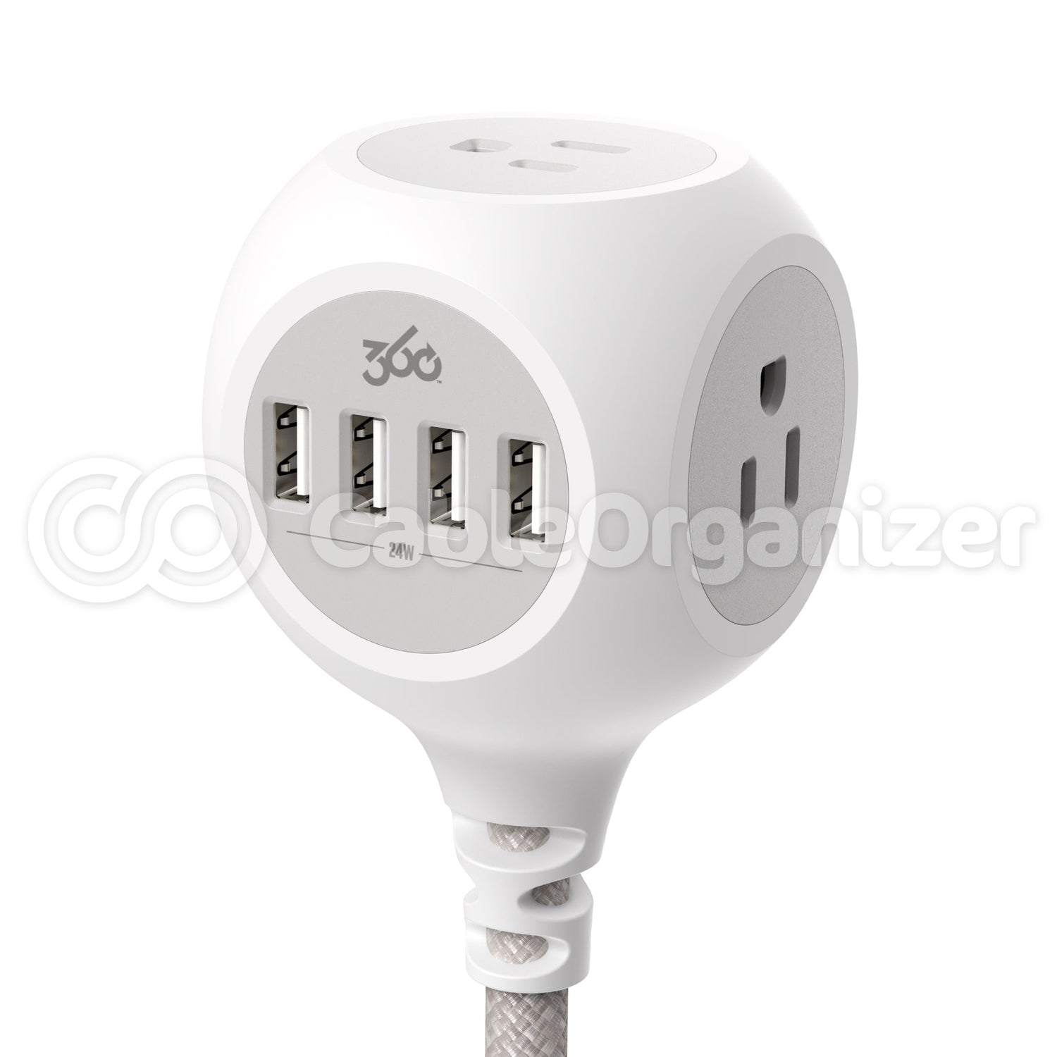 360 Electrical® PowerBall24 & PowerBall32 Extension Cords w/ USB Chargers