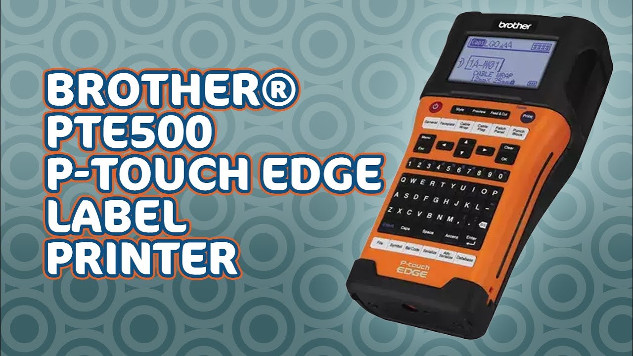 Brother® PT-E500 Handheld Labeling Tool