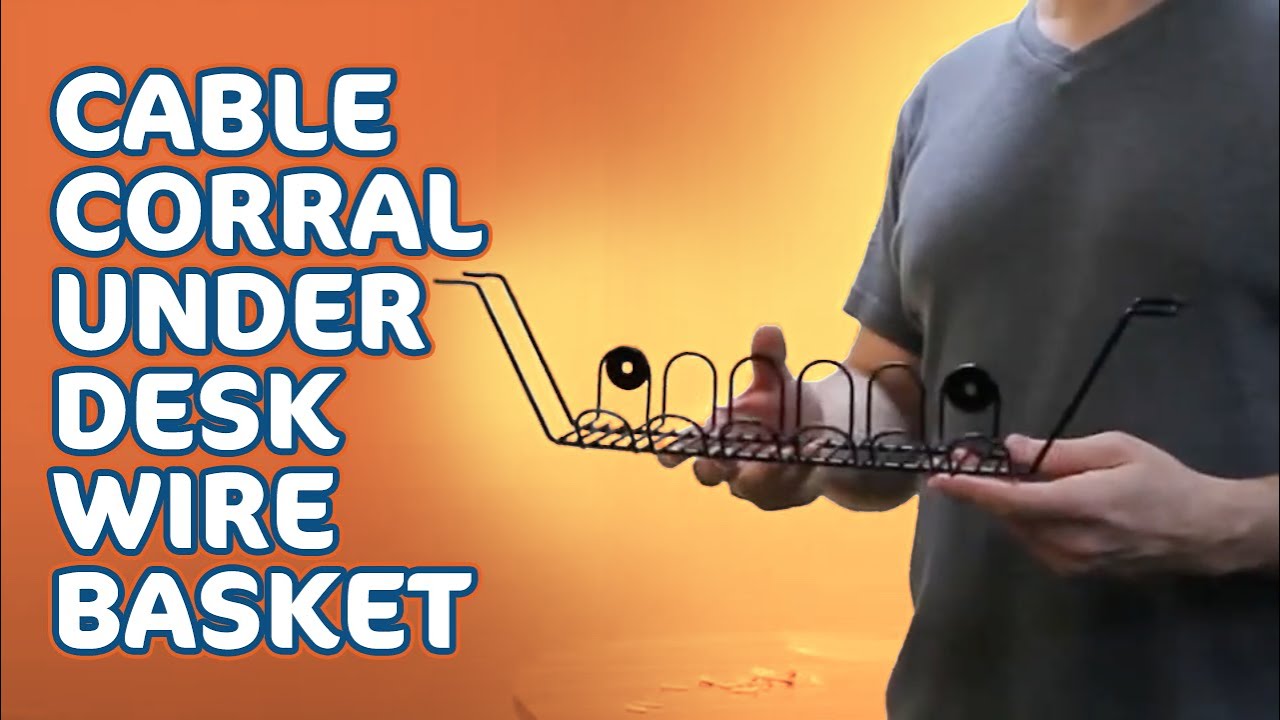 Cable Corral - Under Desk Wire Basket
