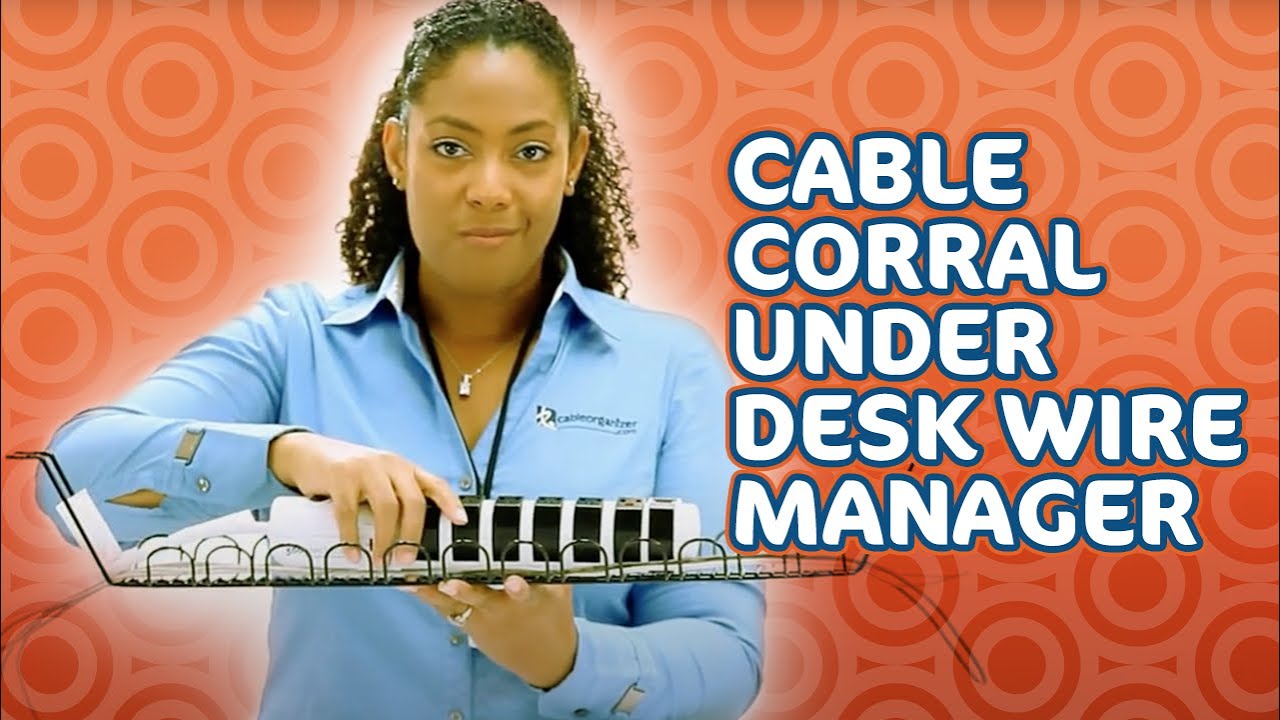 Cable Corral Under Desk Wire Manager