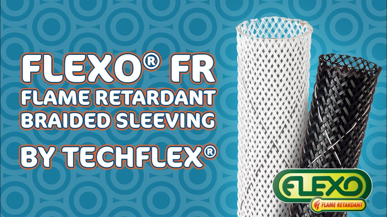 Flexo® FR Expandable Braided Sleeving from Techflex®