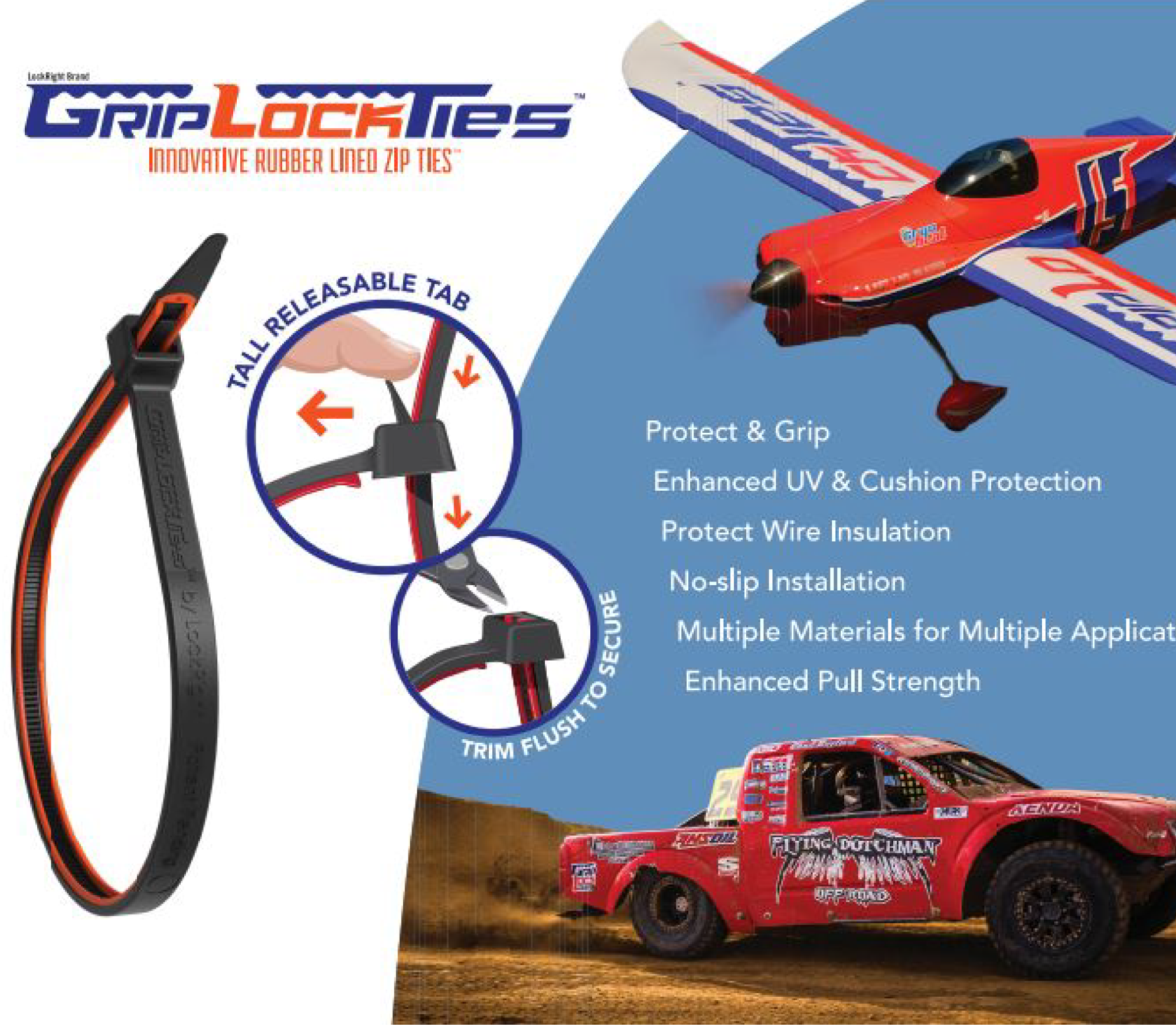 GripLockTies® Features