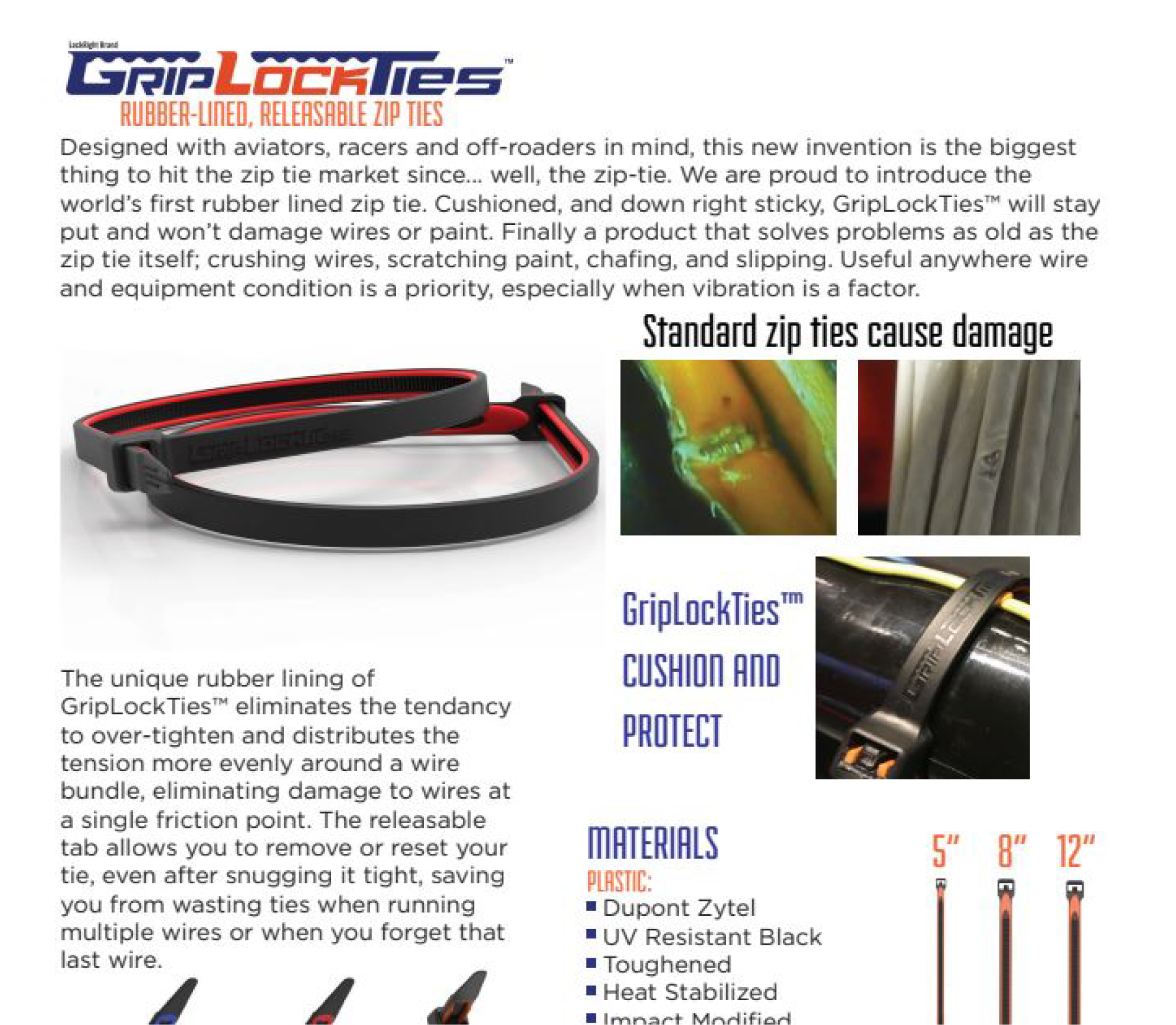 GripLockTies® Brochure