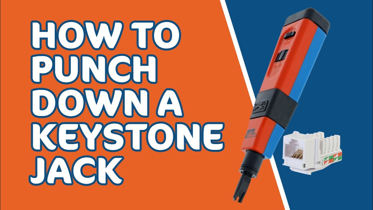How to Punch Down a Key Stone Jack