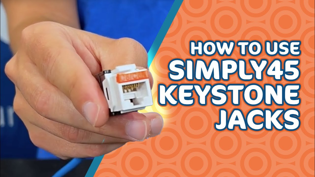 How to Wire a Simply45® Color Coded Keystone Jack