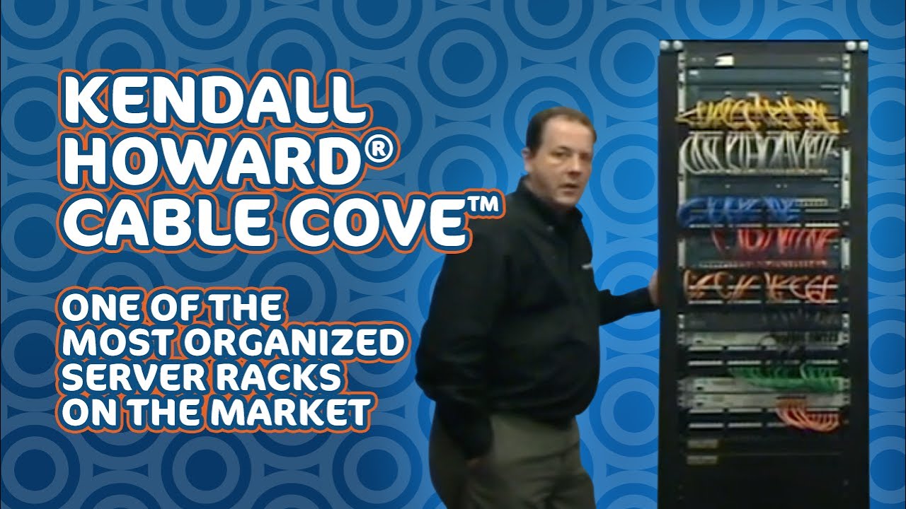 kendall-howard®-cable-cove™-two-post-rack