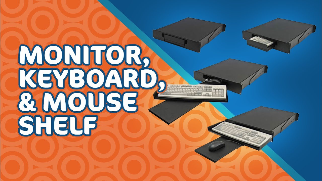Monitor and Keyboard Tray for Rack