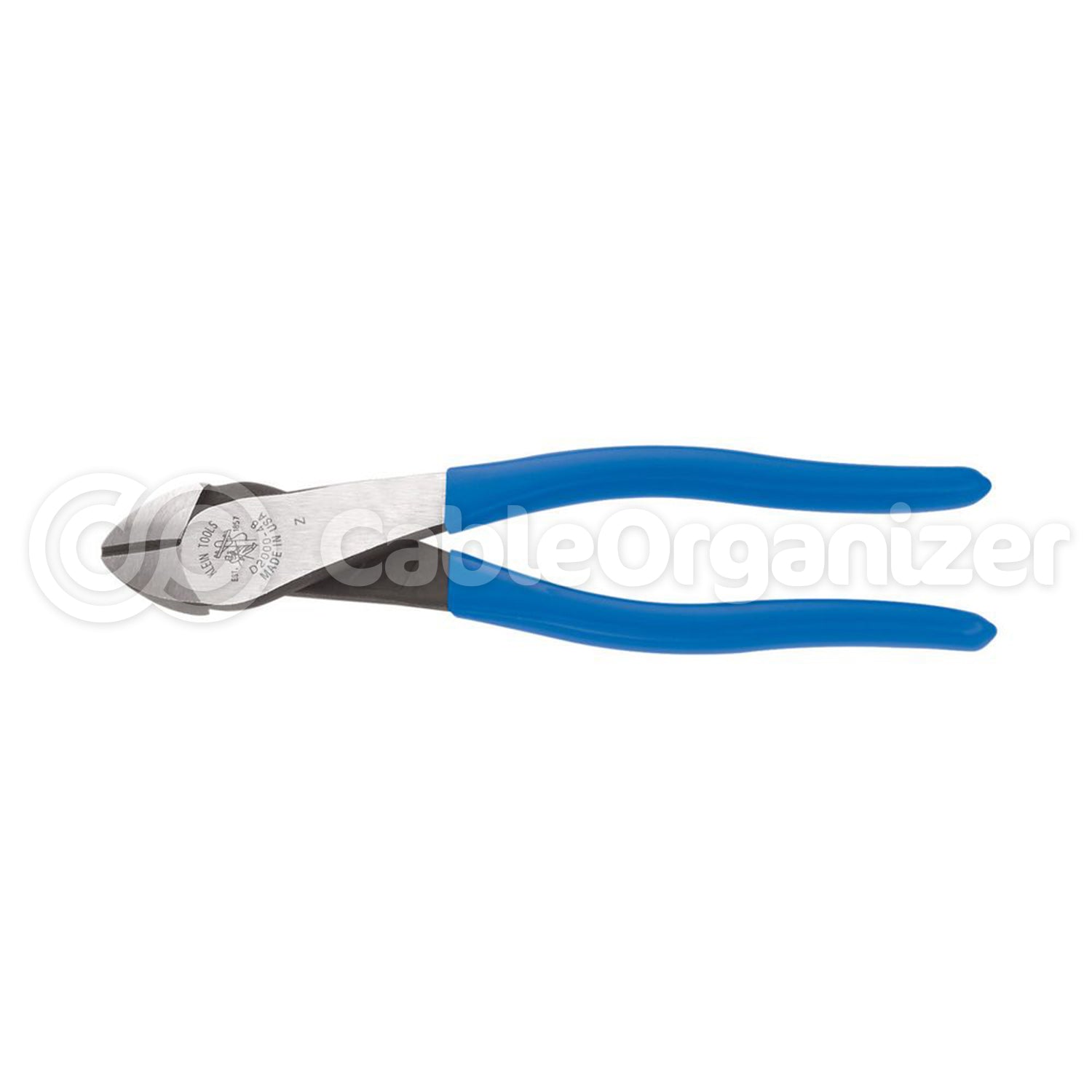 Klein Tools Pliers, Diagonal-Cutters, Angled Head, 8-Inch