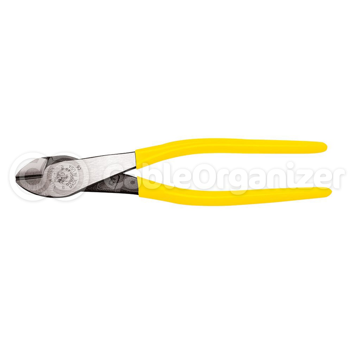 Klein Tools Pliers, Diagonal-Cutters, Angled Head, 9-Inch