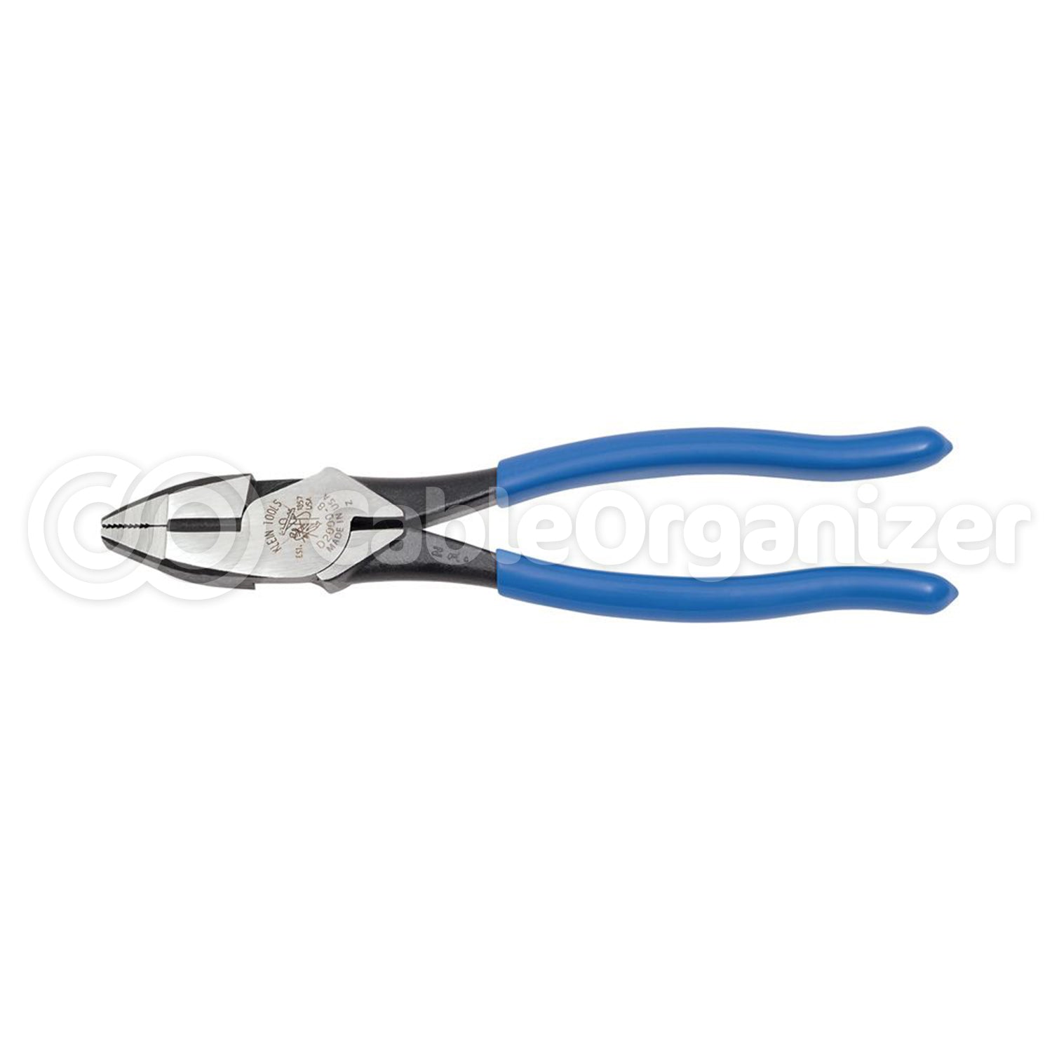 Klein Tools Lineman’s Pliers, Heavy-Duty Side Cutting, 8-Inch