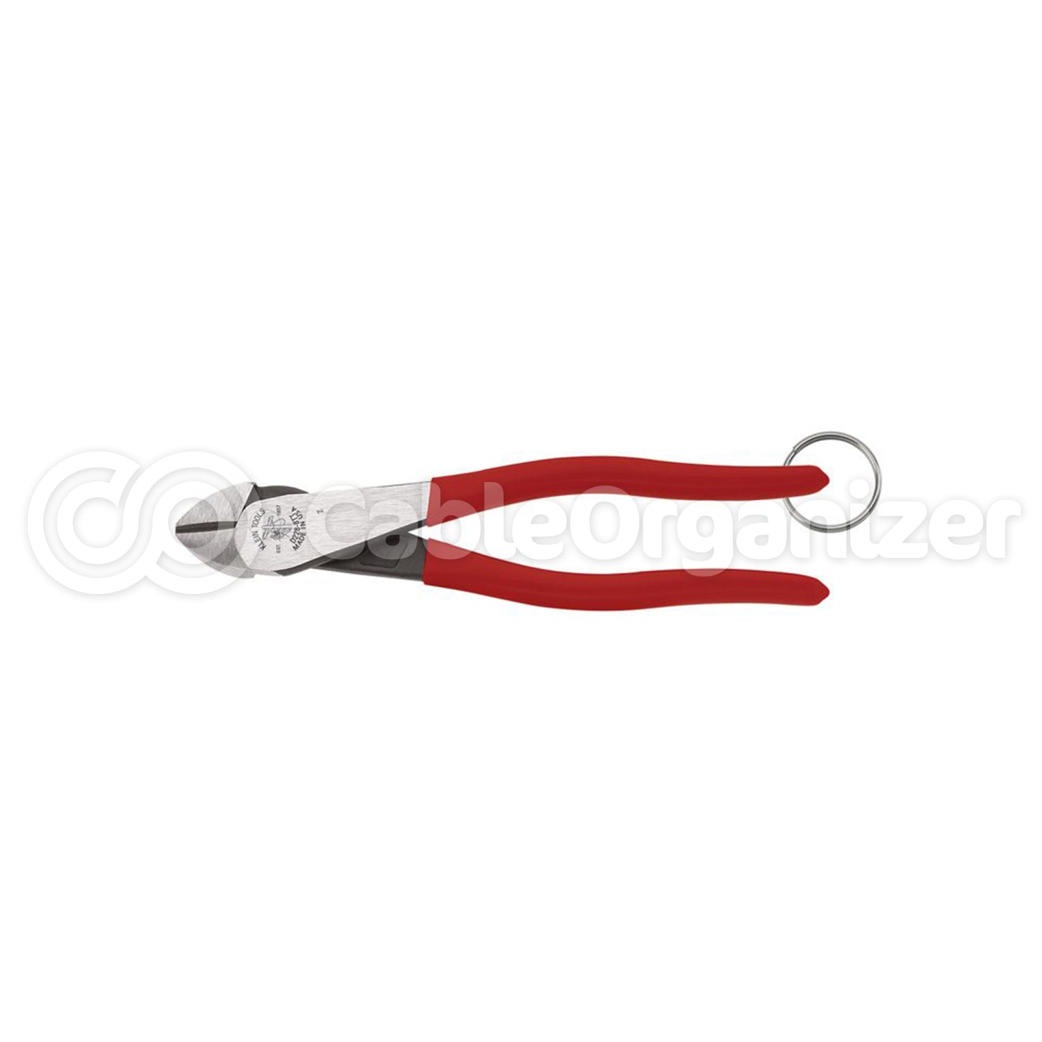 Klein Tools Pliers, High Leverage Diagonal Cutters with Ring
