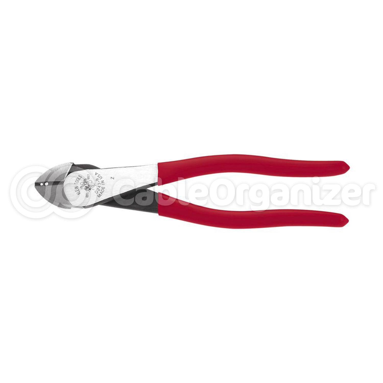 Klein Tools Diagonal Cutting Pliers, Stripping Holes, 8-Inch