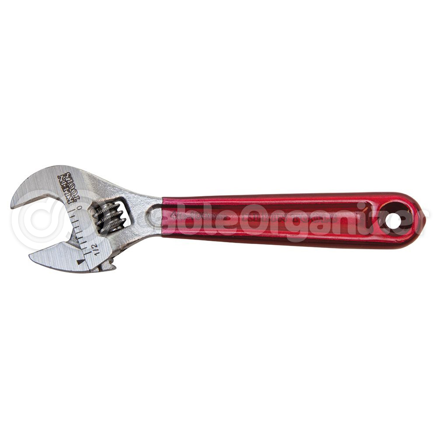 Klein Tools Adjustable Wrench, Plastic Dipped, 4-Inch