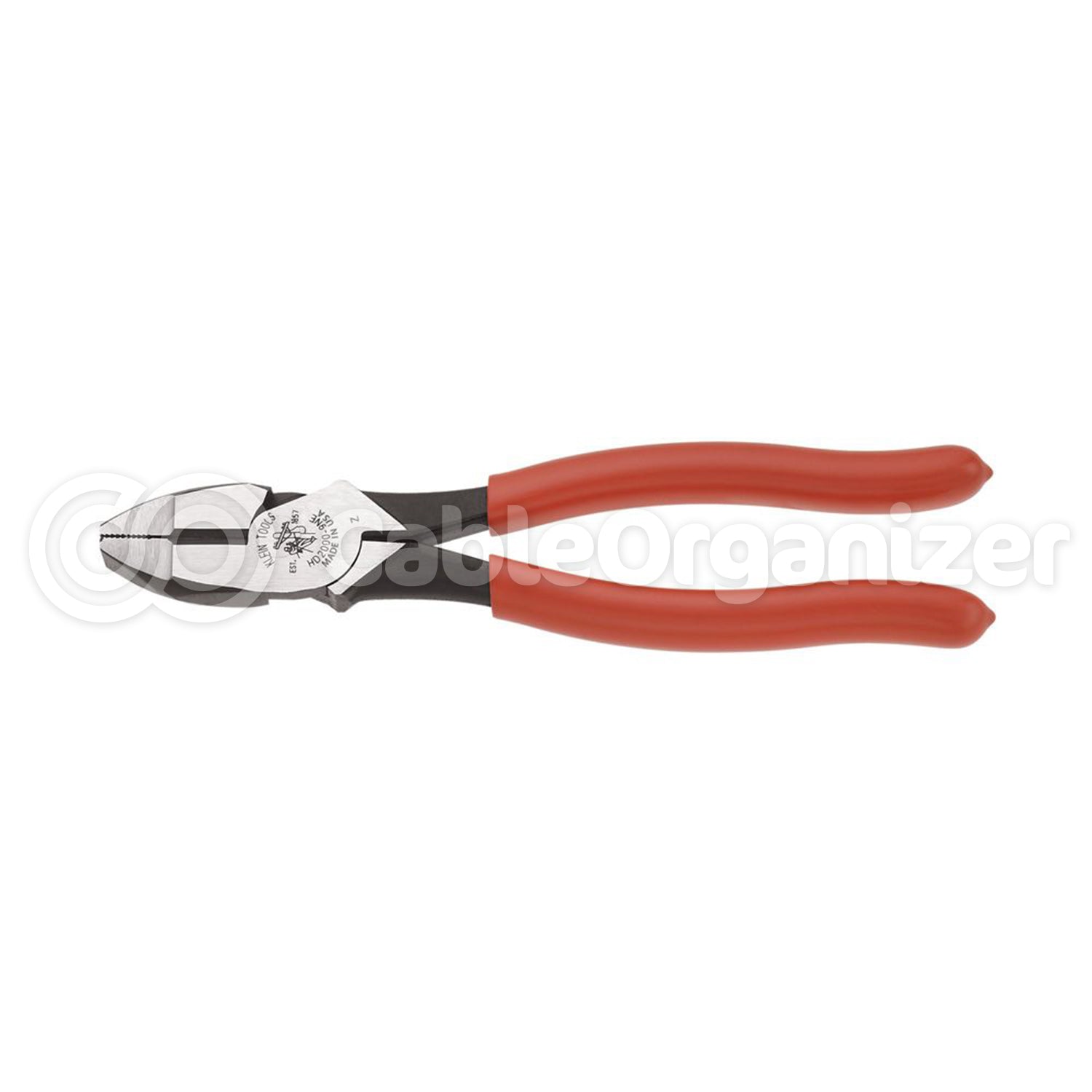 Klein Tools Heavy-Duty Lineman’s Pliers, Thicker-Dipped Handle