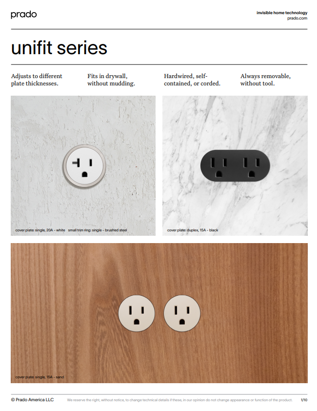 Unifit Series Overview