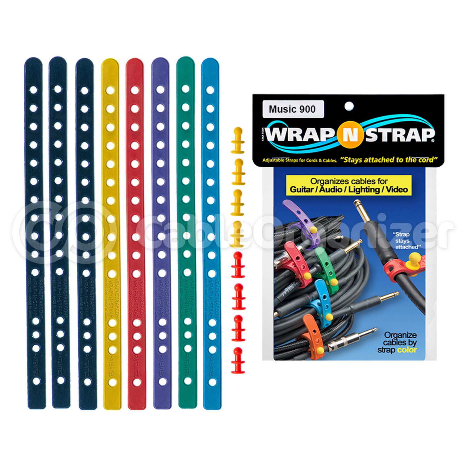 Wrap N Strap® Rubber Strap Cord Organizers